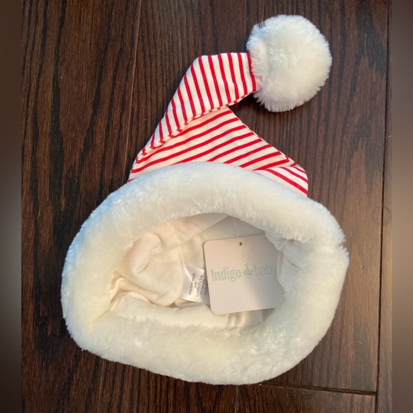 Indigo Santa Hat - 0-12 months - Picture 2 of 2